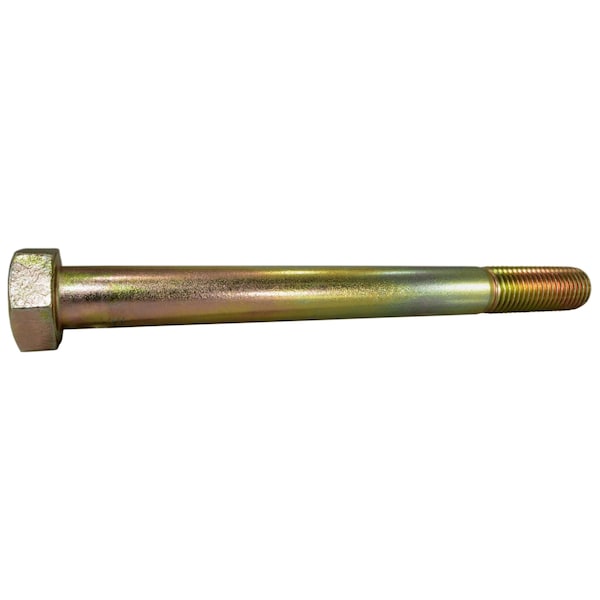 Midwest Fastener Grade 8, 1-1/8"-7 Hex Head Cap Screw, Zinc Yellow Steel, 12 in L, 2 PK 54154 - main